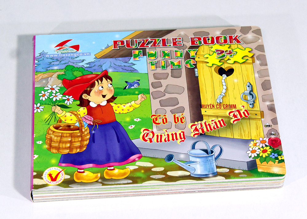 Sách Xếp hình - Cô bé quàng khăn đỏ