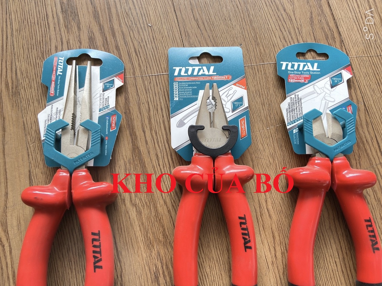 bộ 3 kềm răng cắt nhọn total Thtip381 thtip171 thtip261