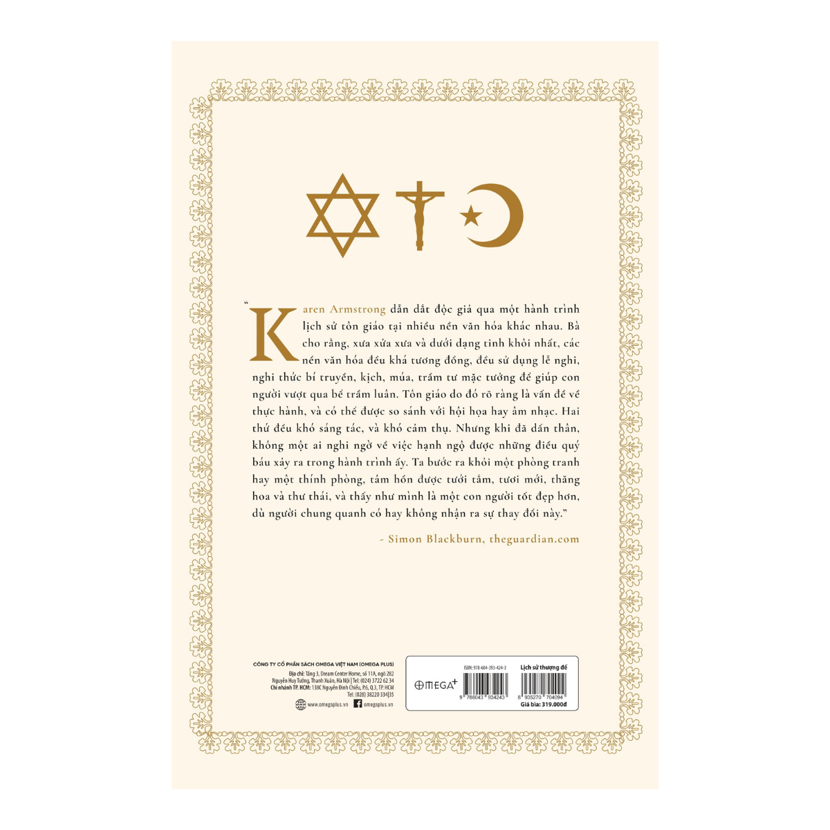 Sách - Lịch Sử Thượng Đế - A History Of God - Karen Armstron (Tái Bản Mới Nhất, Omega+)