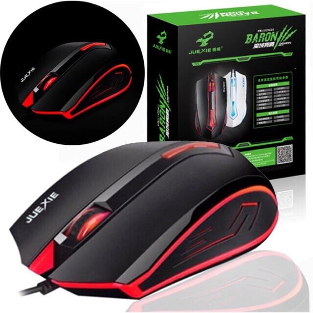 COMBO 5 CHUỘT QUANG CÓ DÂY  CHUYÊN GAME M611 3D CÓ LED