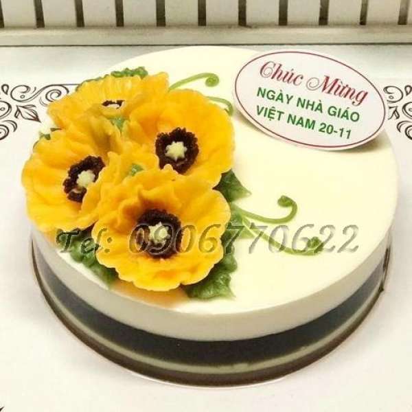 Khuôn silicon 3D hình hoa đẹp mắt 6.8cm