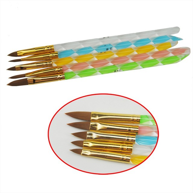 [HCM]Set 5 cọ đắp bột & vẽ hoa