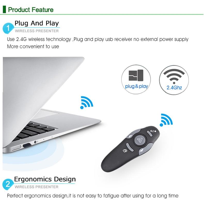 Bút trình chiếu laser Targus Presenter PPT 2.4GHz