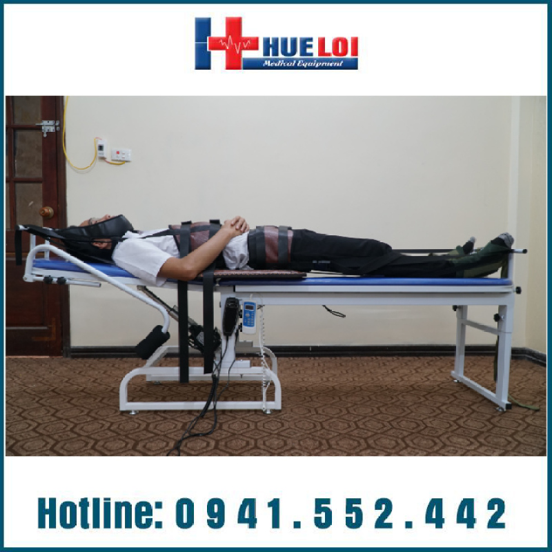 Giường kéo giãn cột sống lưng cổ bằng điện cao cấp