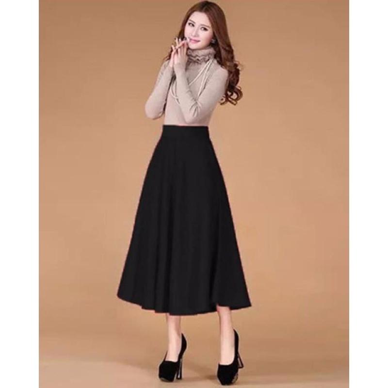 CHÂN VÁY XÒE DÀI TIỂU THƯ SIÊU XINH TẶNG KÈM KHẨU TRANG