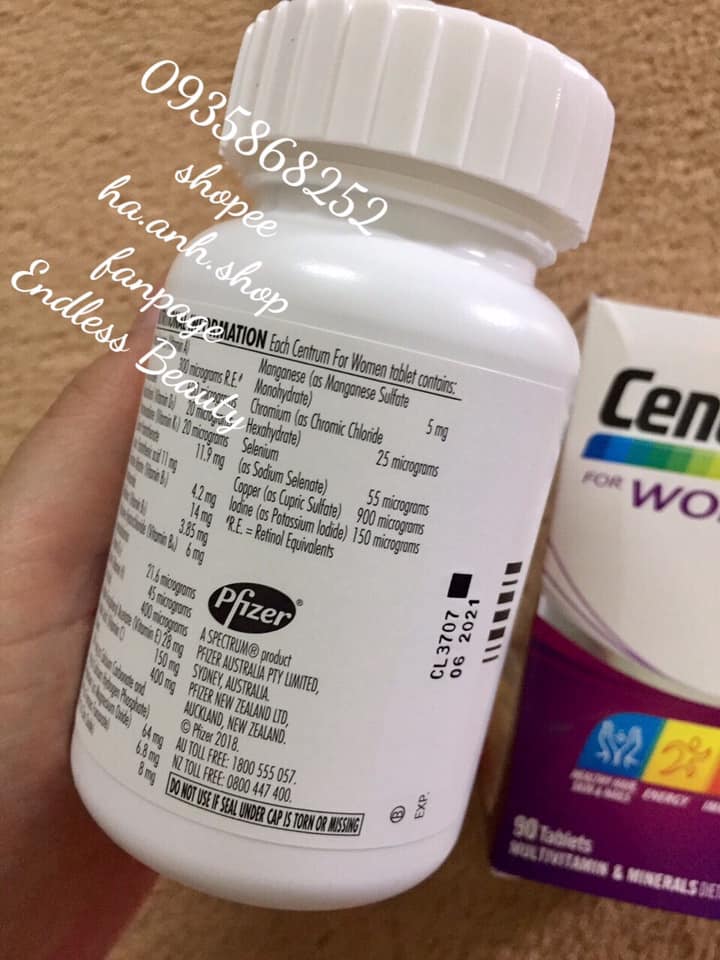 Centrum women 90 viên- vitamin phụ nữ