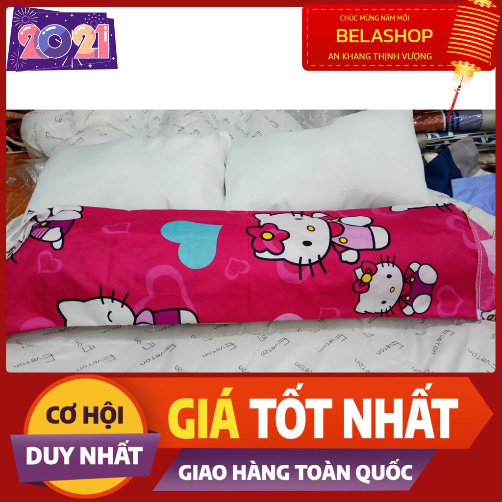 Vỏ gối ôm mẫu kitty trái tim