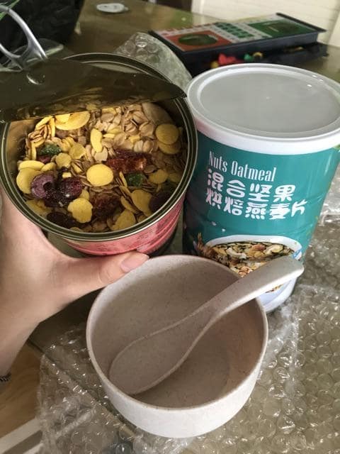 HỘP NGŨ CỐC ăn kiêng, giảm cân 500Gr( Hồng)