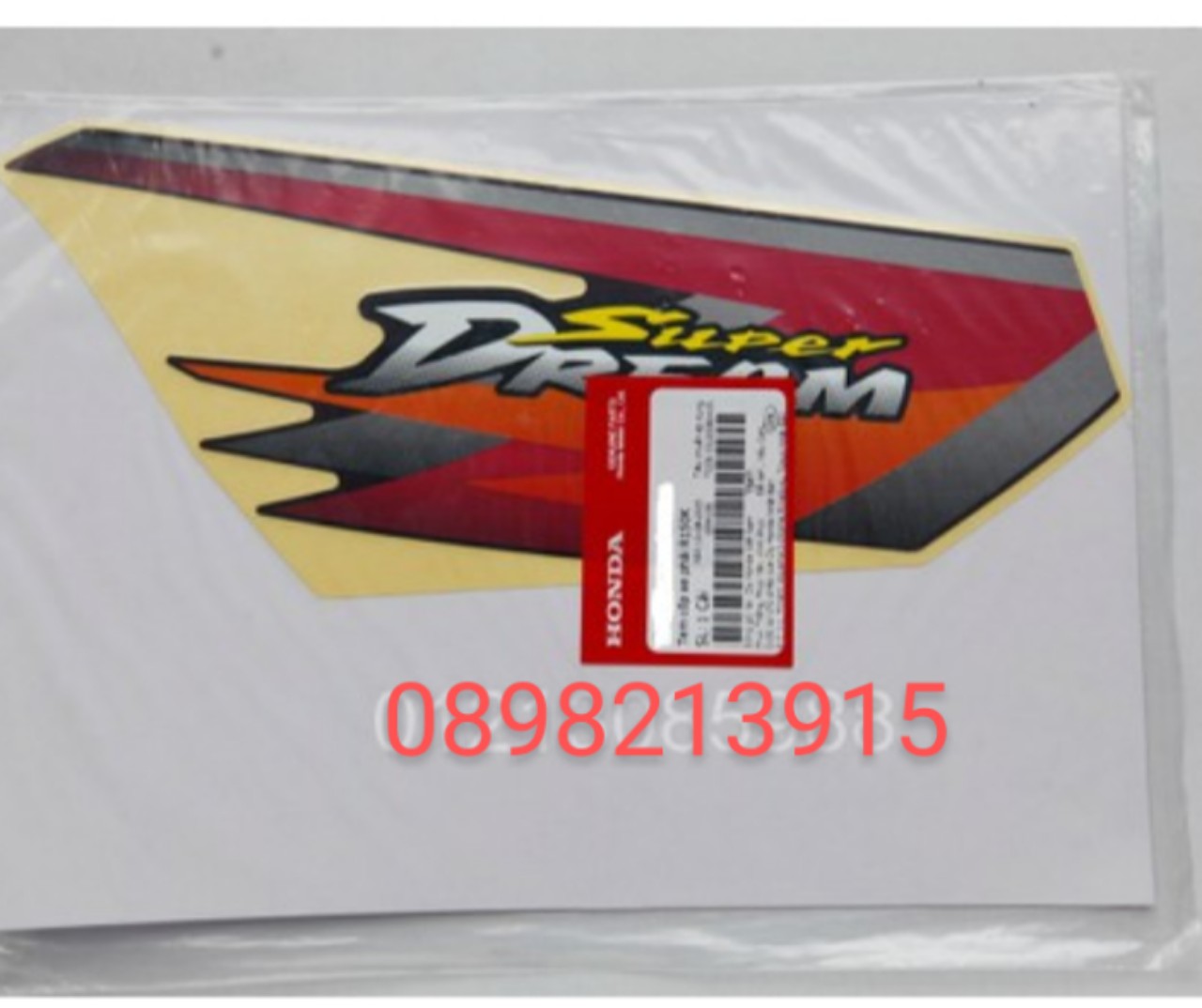 BỘ TEM XE HONDA SUPER DREAM ZIN CHÍNH HÃNG  CÁC ĐỜI XE