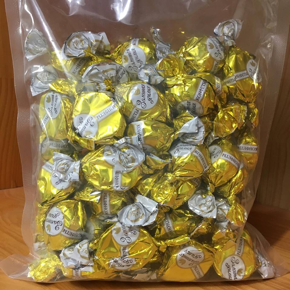 Kẹo socola huệ vàng của Nga 500g (tách từ gói 1Kg)