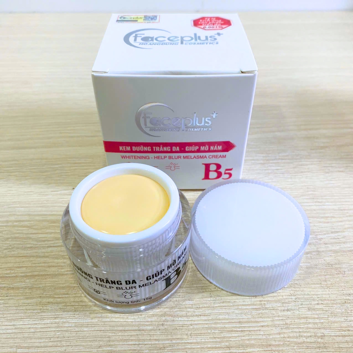 Kem Mờ Nám, Tàn Nhang, Đồi Mồi, Trắng Da FacePlus+ B5 (10g)