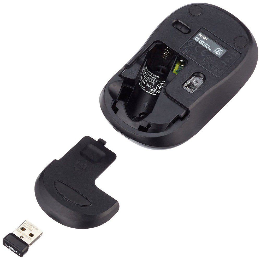 (BH 12T) (BT 12T) Chuột máy tính không dây Logitech M185 - Bảo hành 36 tháng