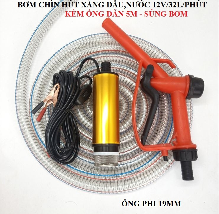 Bơm chìm 12v/24v công suất 80w