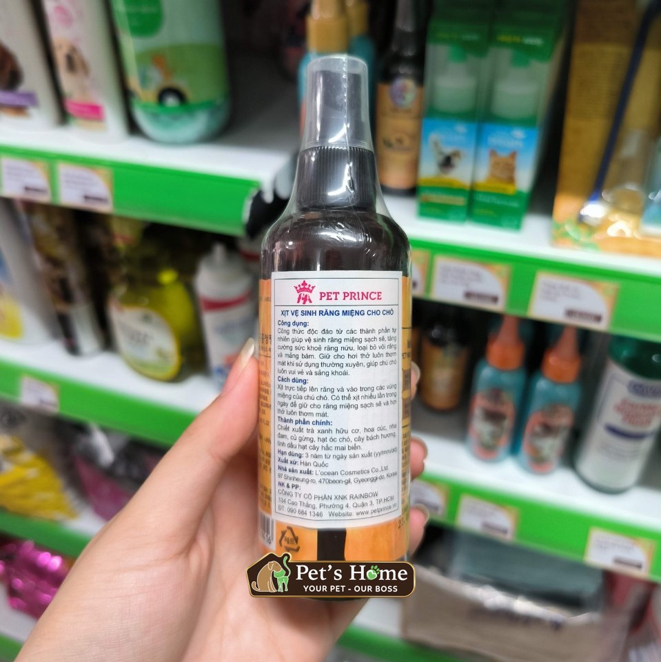 Xịt vệ sinh răng miệng Budle Budle cho chó 120ml