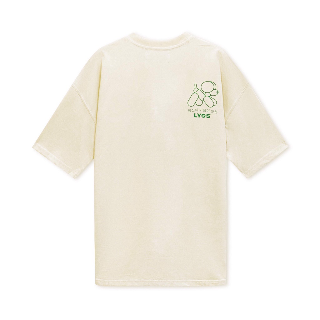 Áo Thun LYOS Ram T-Shirt Đen/ Trắng/ Kem