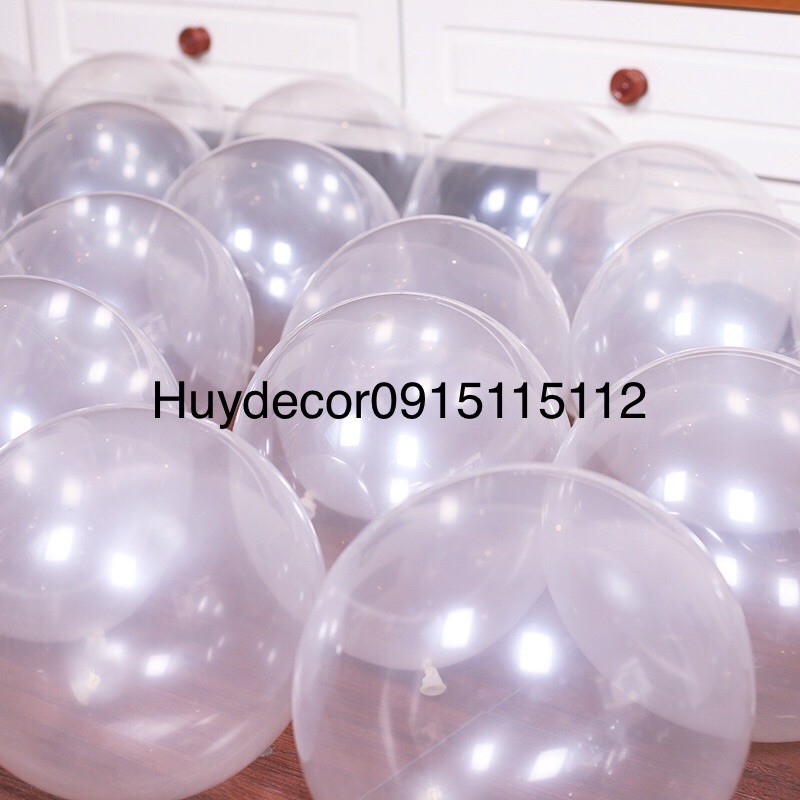 Bóng trong suốt cao su 100 quả , 50 quả