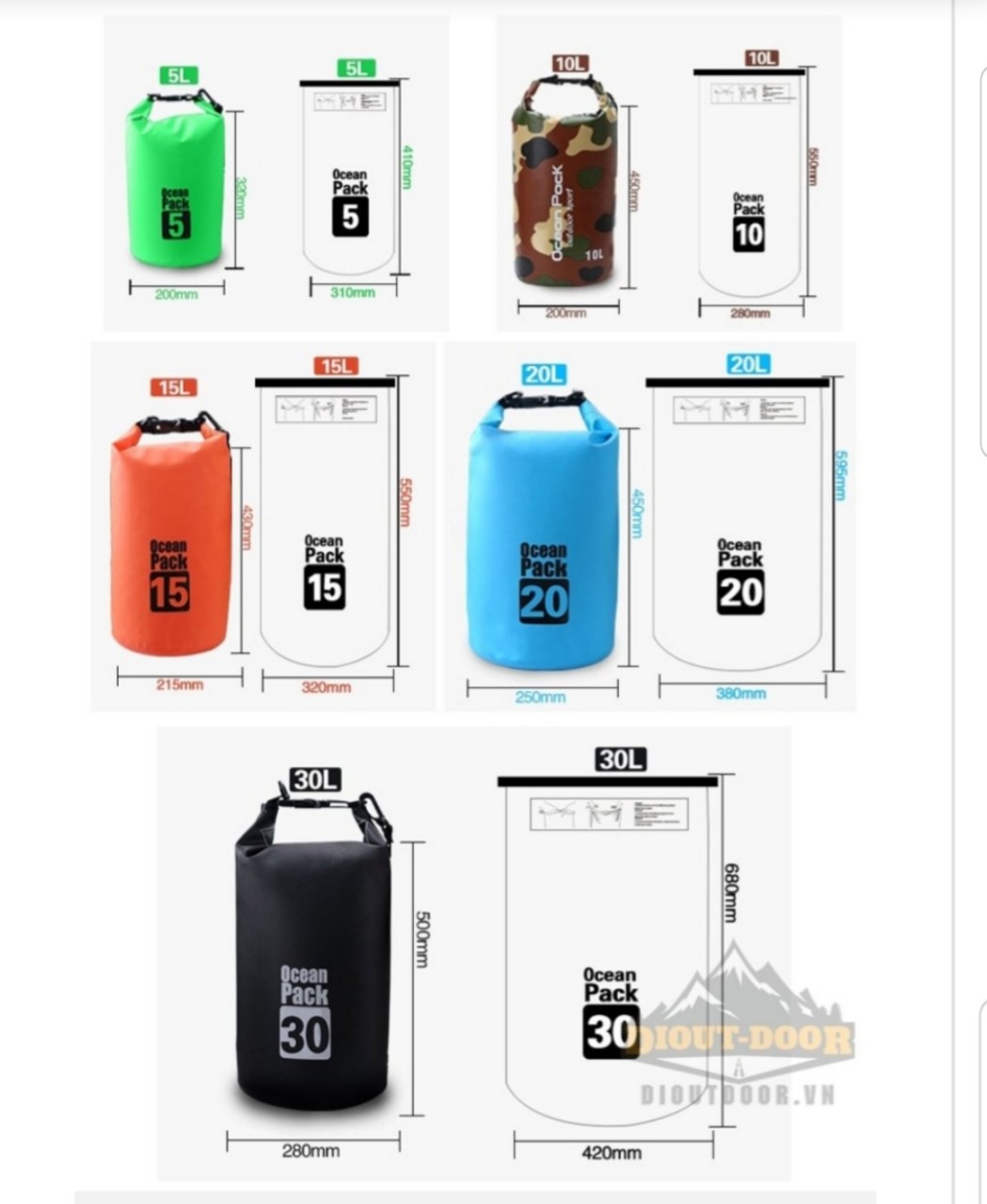 Túi chống nước Ocean Pack