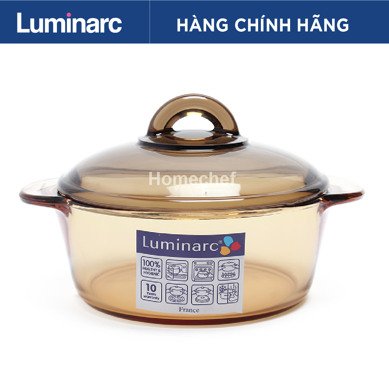 Nồi thủy tinh Luminarc LAVI015-C6313 1.5L