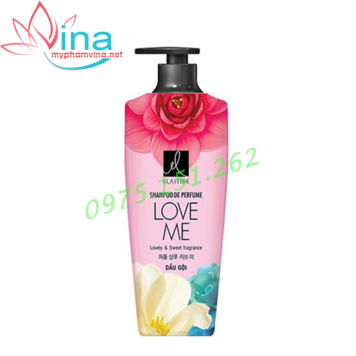 [HCM]COMBO GỘI XẢ NƯỚC HOA ELASTINE DE PERFUME LOVE ME (600MLX2))