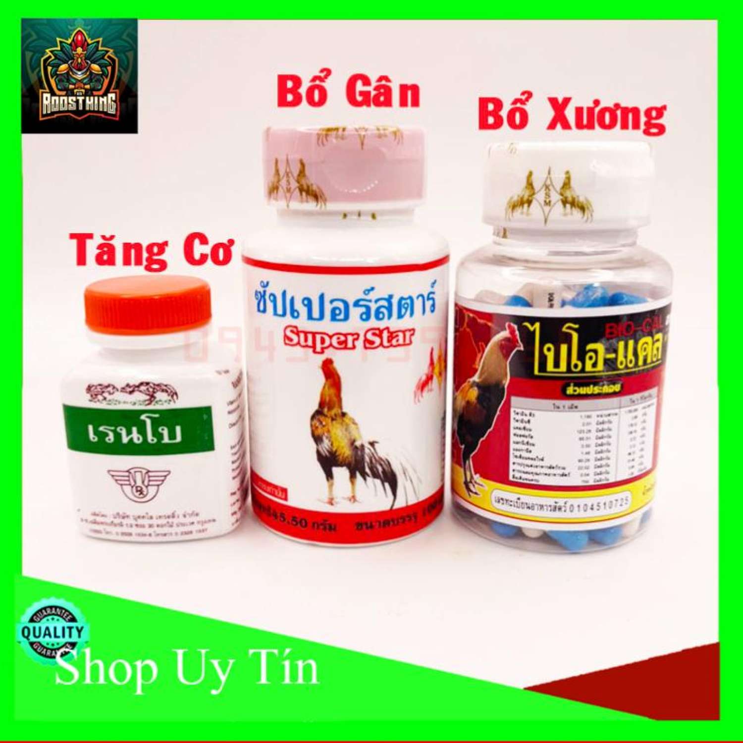 Combo 3 Lọ Tăng Cơ-Bổ Gân-Bổ Xương {Mỗi Hộp Chứa 100 Viên}