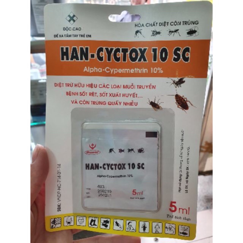 [ Thuốc diệt muỗi Han - Cyctox 10SC - 1 lít ]