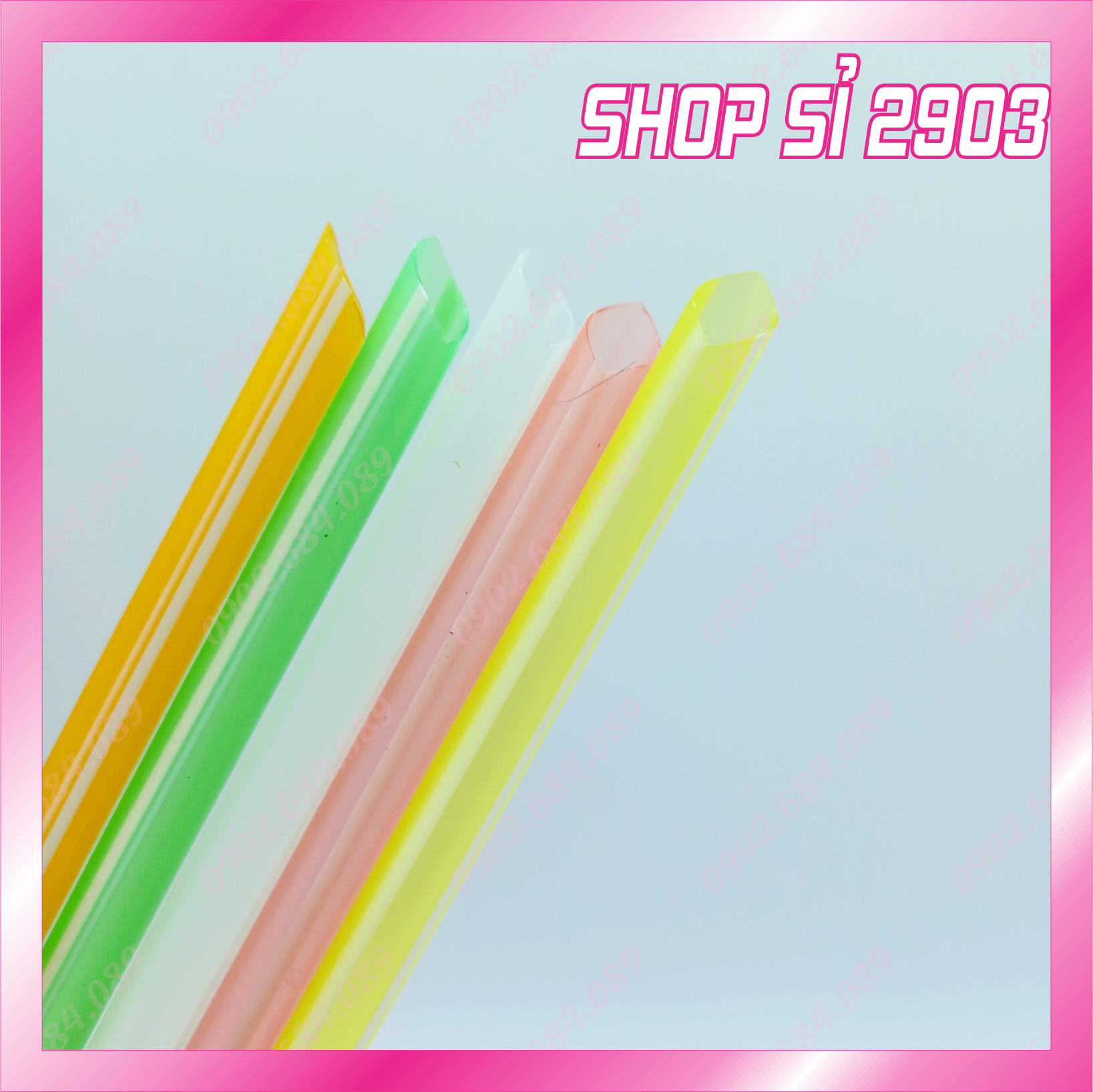 Bịch 500 gr ống hút màu đủ size