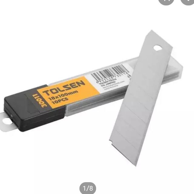 Hộp 10 lưỡi dao tolsen 30011