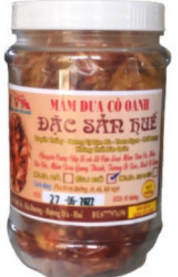Mắm dưa đu đủ xứ Huế 400g - Đặc sản Huế
