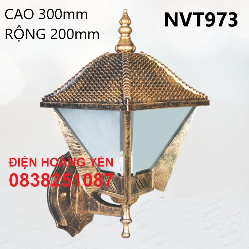 đèn vách ngoài trời cổ điển