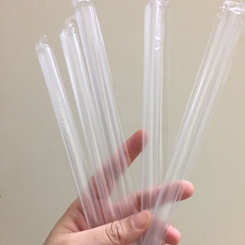 Combo 10 Ống Hút Trắnng Có Màng Bọc