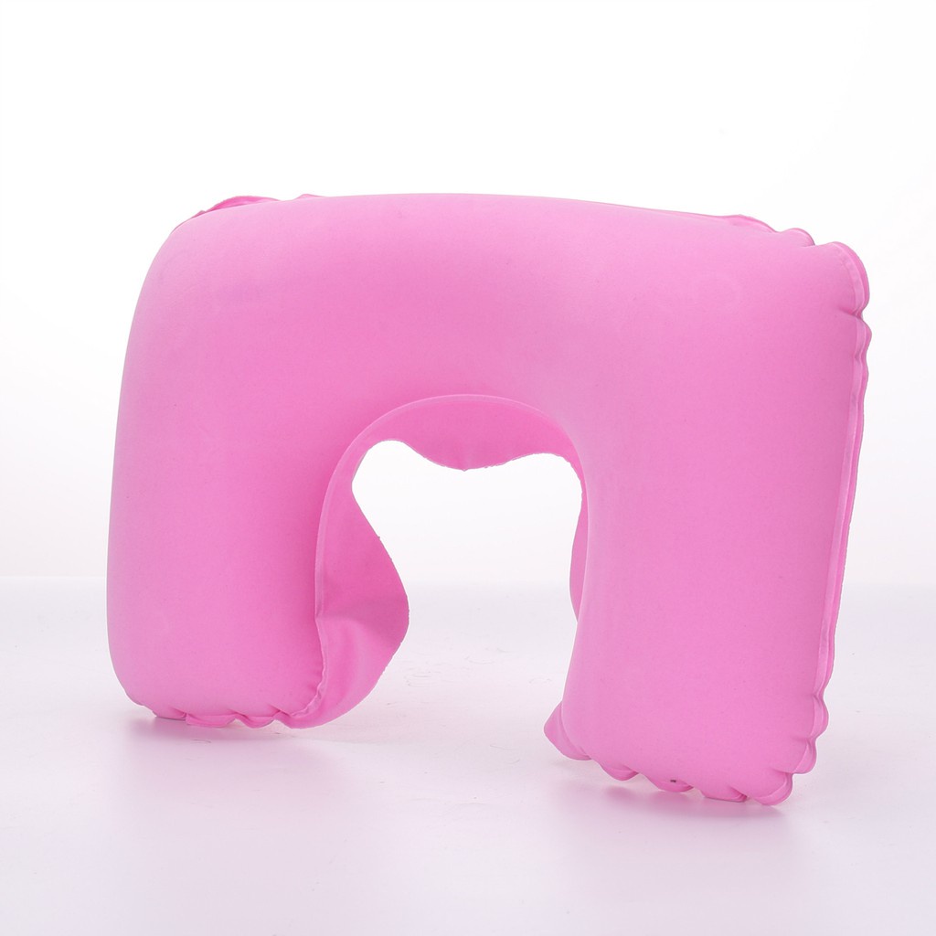 [HCM]Gối kê cổ bơm hơi siêu nhẹ 85g