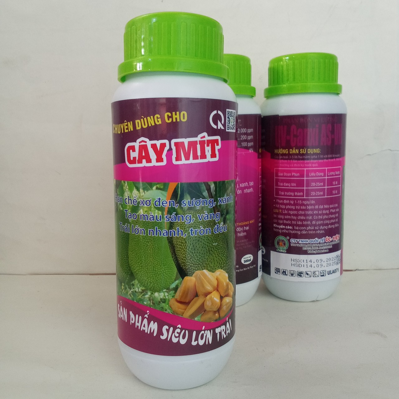 PHÂN  BÓN LÁ CHUYÊN DÙNG CHO CÂY MÍT - HẠN CHẾ XƠ ĐEN SƯỢNG XANH - LỚN TRÁI NHANH , TRÒN ĐIỀU