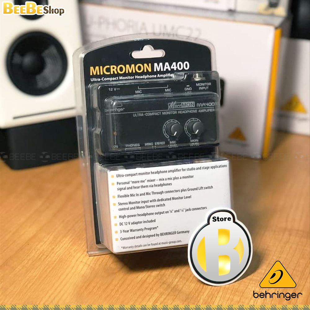 Behringer MicroMON MA400 Monitor Headphone Amplifier