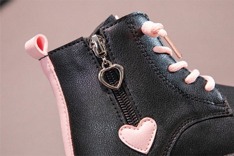 Giày Boot da cho bé gái phong cách hàn quốc (mẫu mới nhất ) - GB109