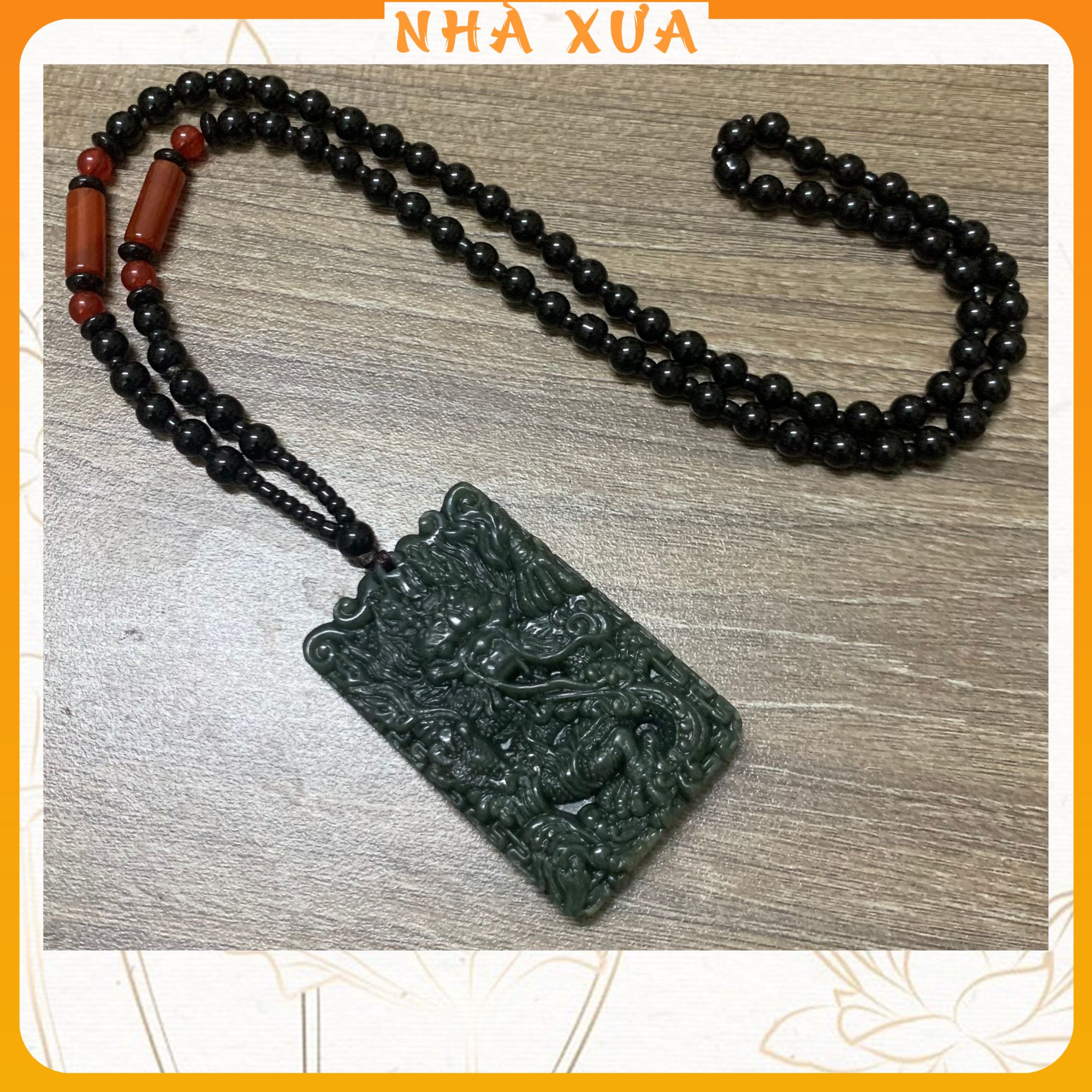 Dây Truyền Đá Thanh Long Đá Ngọc Bích