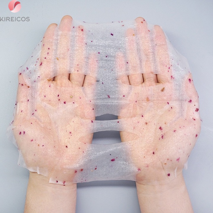 1 mặt nạ giấy nén cấp đông hoa hồng collagen