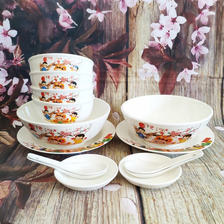 Bộ chén tô dĩa sứ - bộ chén tô dĩa sứ