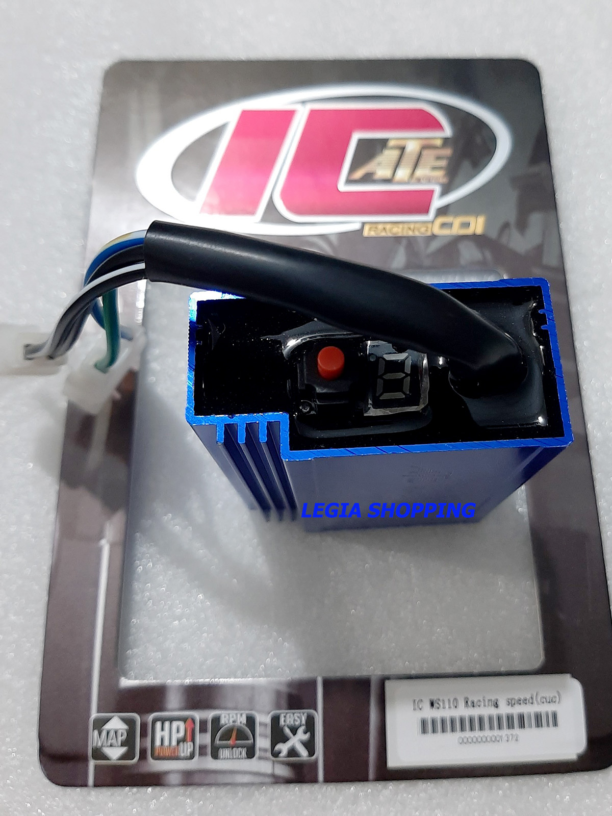 IC ĐỘ - MỞ TUA 8 MAP ATE RACING GẮN WAVE S110, Wave Blade, Future 2014, RSX 110