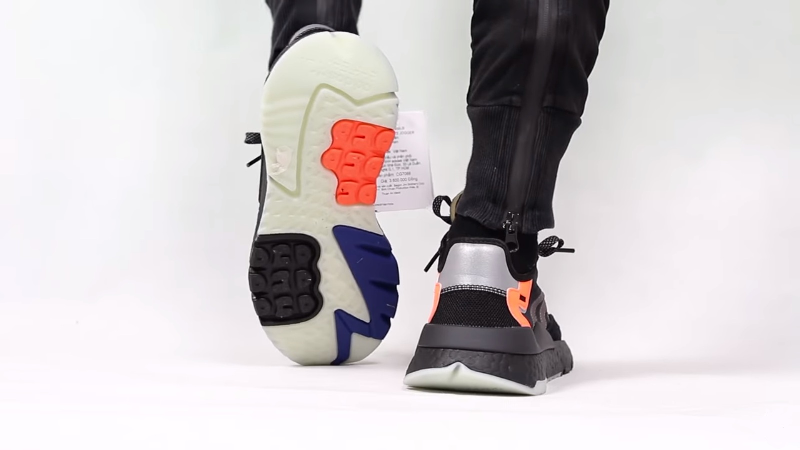 Giày sneaker nam Nite Jogger 2019 Black/Orange size 39