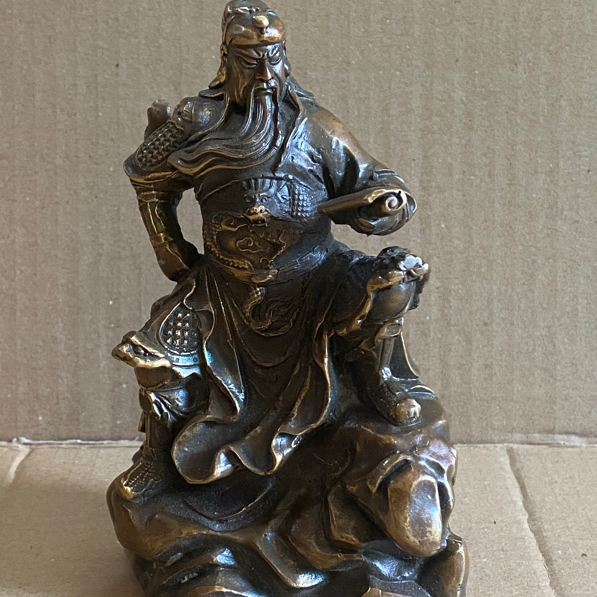 Quan công đọc sách bằng đồng