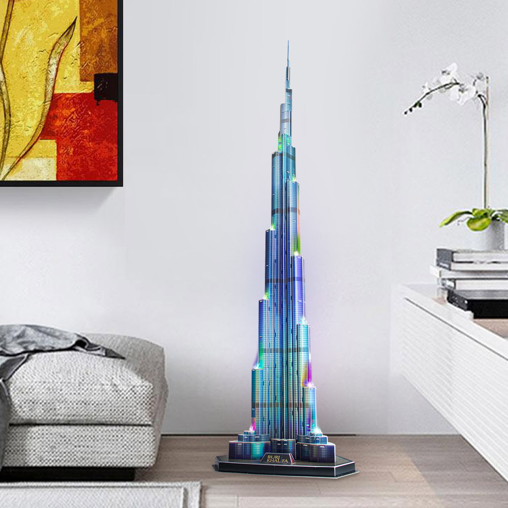 Mô hình giấy 3D CubicFun - Led Burj Khalifa L133h
