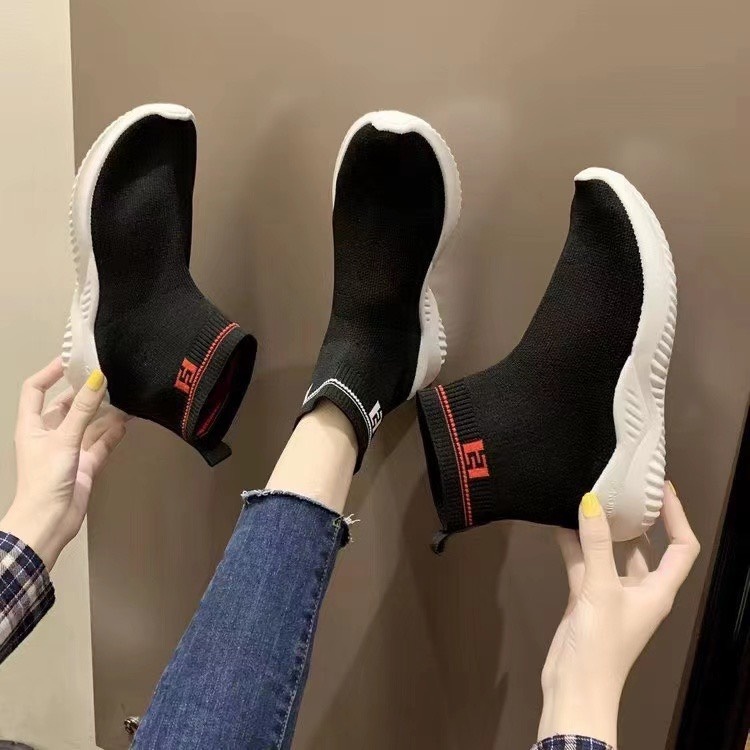 ❁  [Freeship] Giày boot len đen trắng nhiều màu đi êm hot 2021