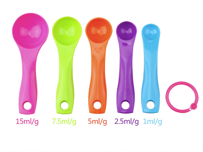 Thìa định lượng ml 5 cái b074