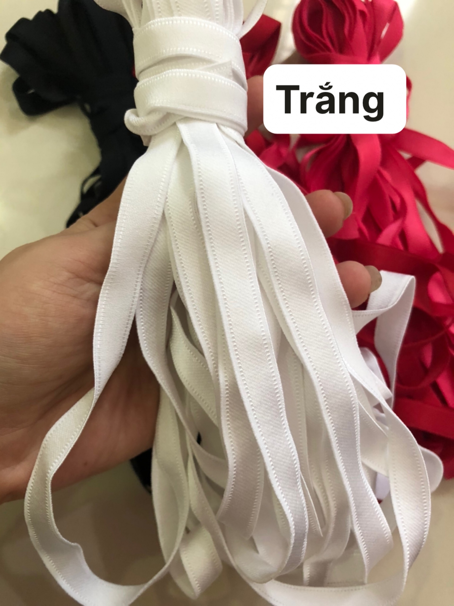 (bó 10m) Chun may quai áo bra chất mềm êm