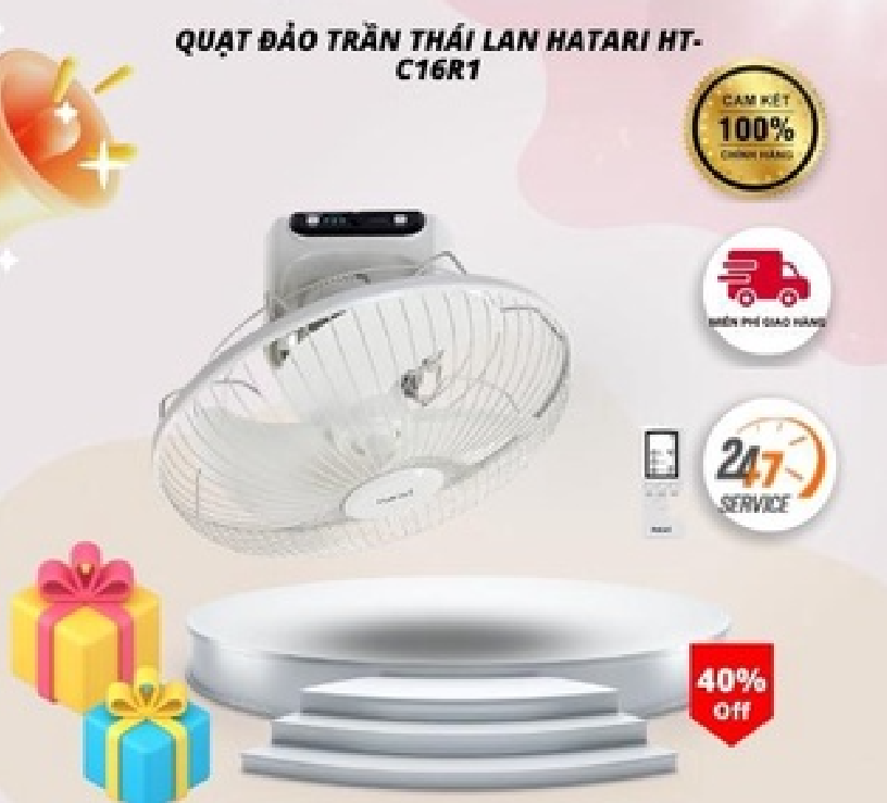 Quạt đảo trần thái lan hatari ht-c16r1 - hàng nhập khẩu