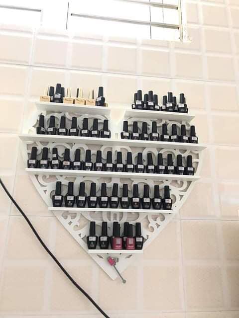 Kệ Sơn Nail hình trái tim
