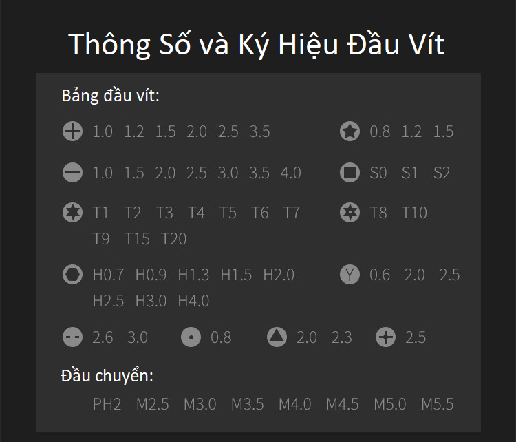 Bộ tô vít mini đa năng 59in1