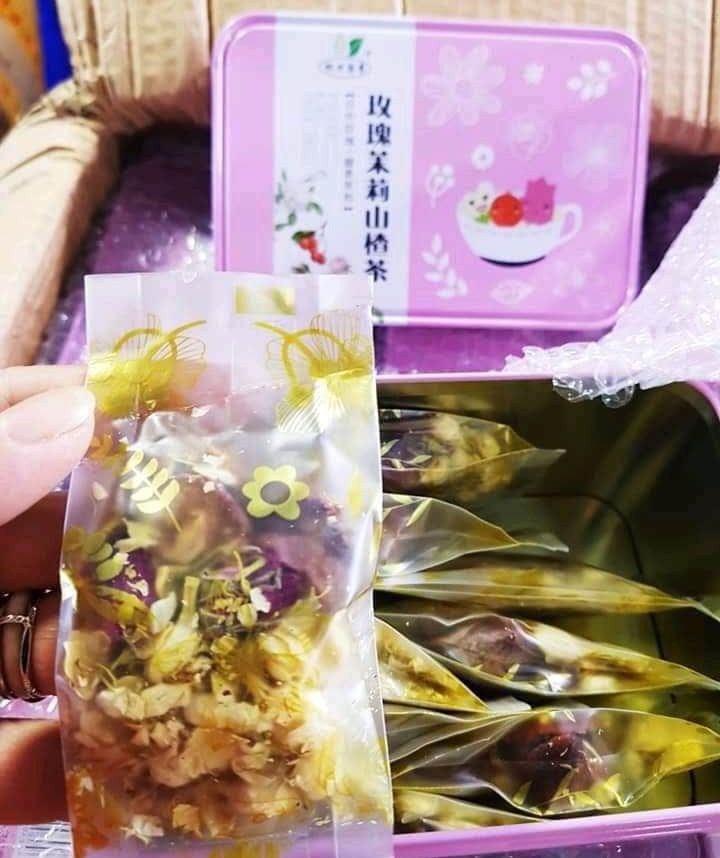 [HCM]Set 10 gói Trà Nhài & Hoa Hồng & Sơn Tra