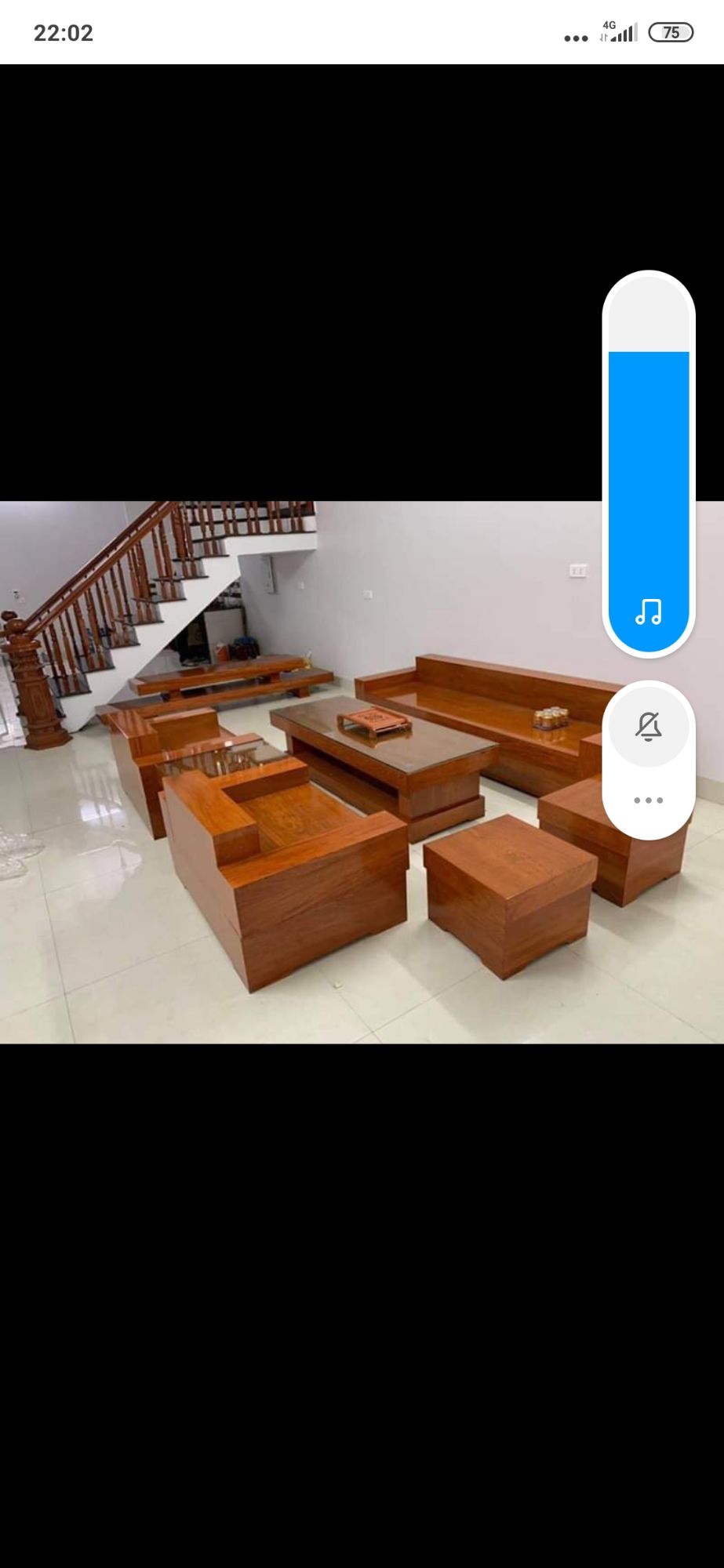 sofa gỗ tự nhiên