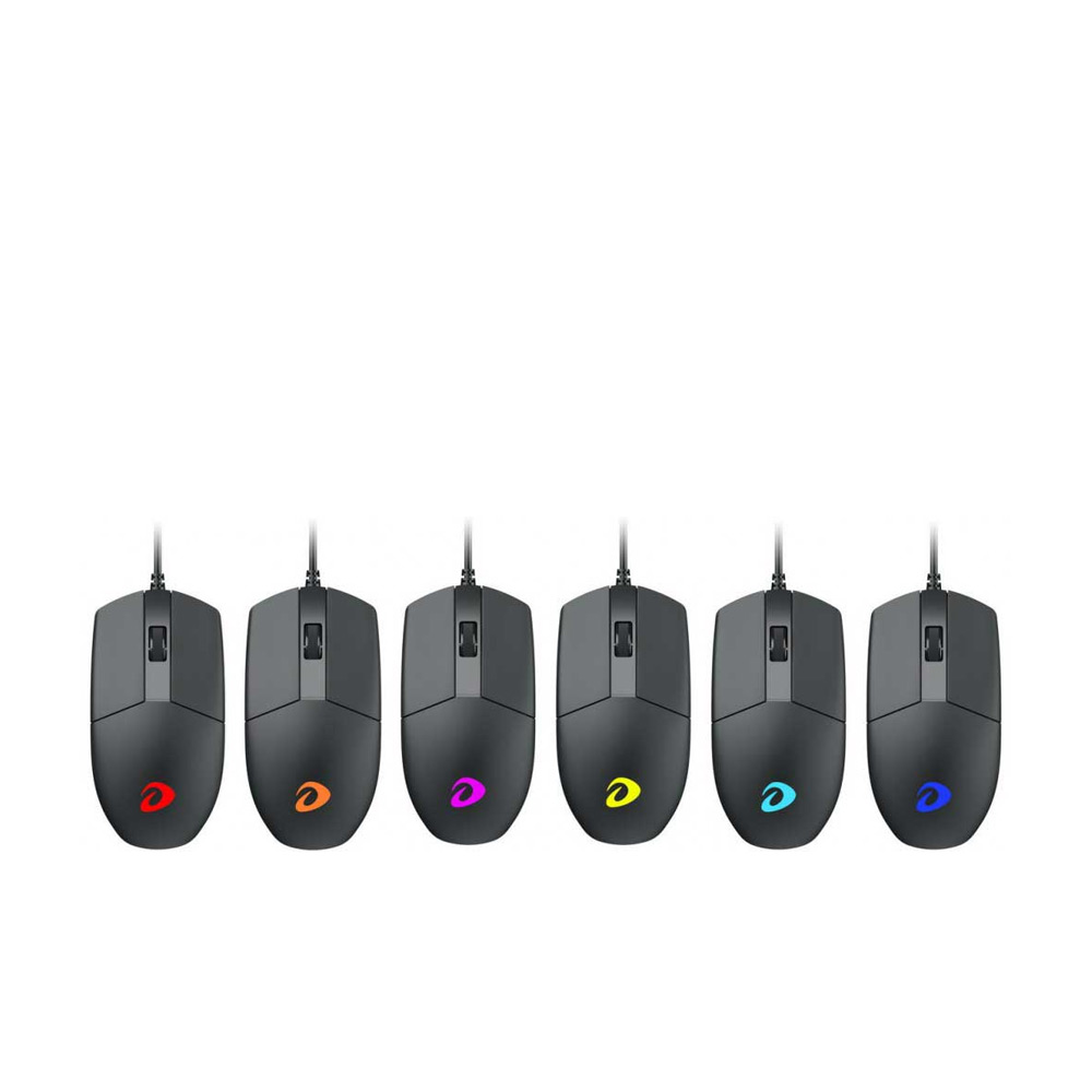 Chuột DAREU LM130 (MULTI-LED, USB)